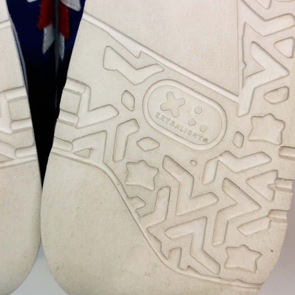 Atlantic Stars blue & red leather & nylon Pegasus sneakers, EU41, EUC - Picture 12 of 14